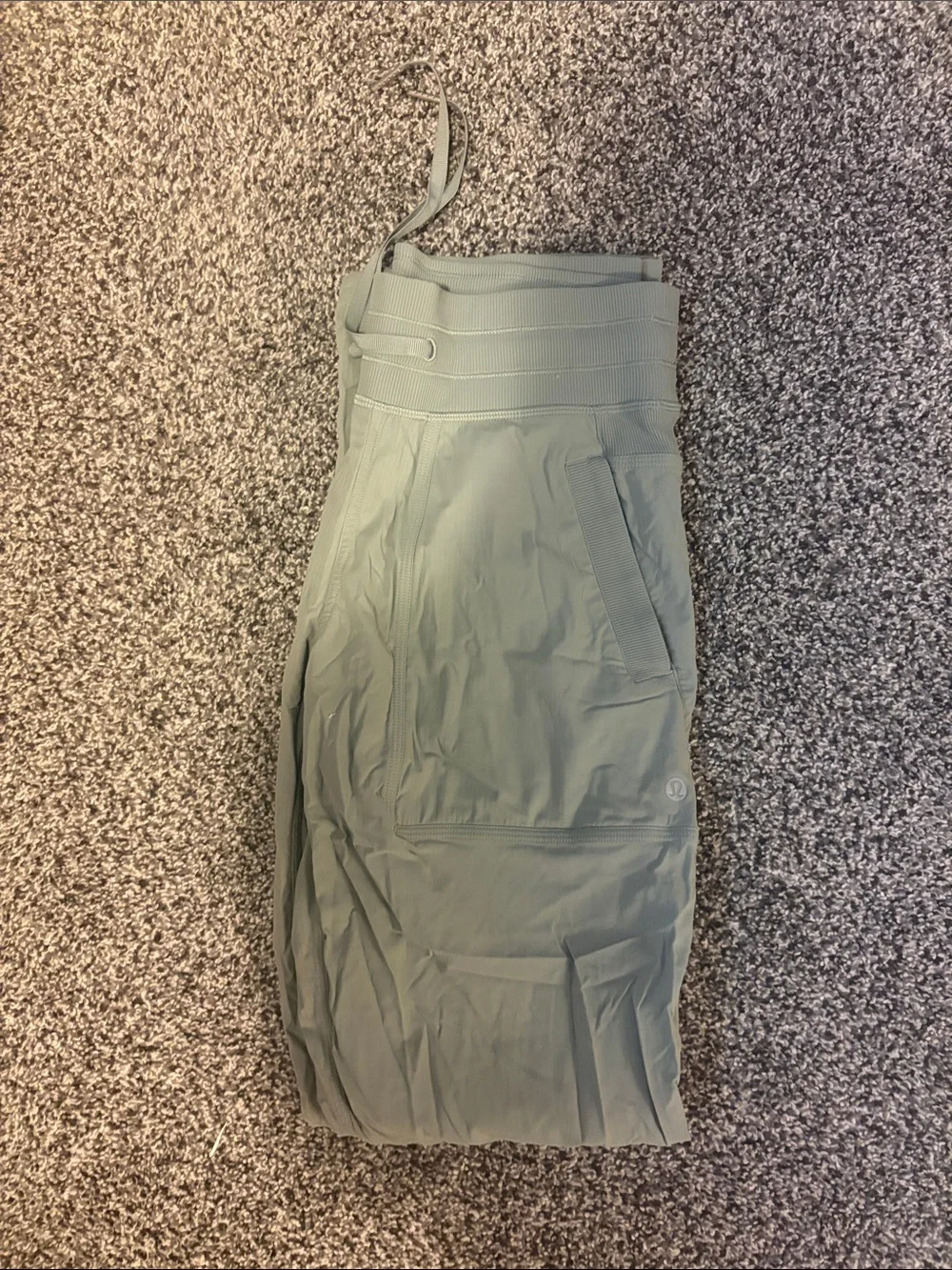 Sage green lululemon wide leg joggers size 4